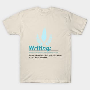 Writers: the one looking out the window T-Shirt